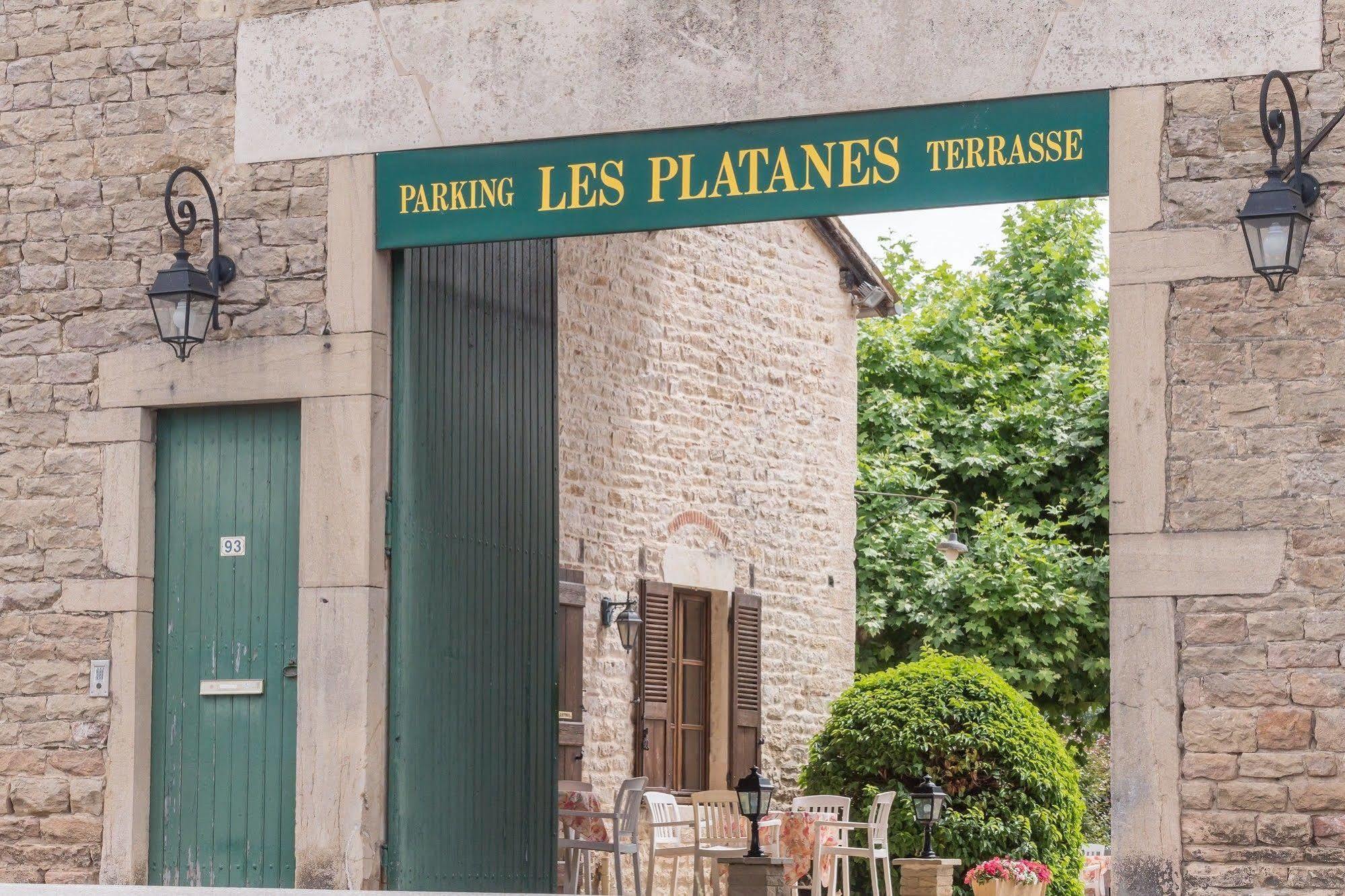 Logis Hotel Les Platanes Reyssouze Exterior photo